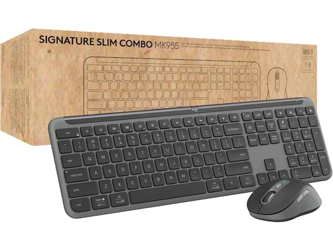 Logitech Signature Slim MK955 for Business Wireless Keyboard and Mouse Combo Logitech Signature Slim MK955 for Business Wireless Keyboard and Mouse Combo