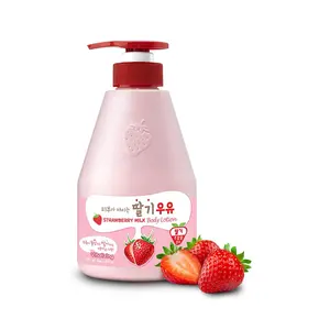 KWAILNARA Strawberry Milk Body Lotion – Deeply Hydrating & Lightweight Korean Body Lotion 560 g / 19.75 Fl. Oz