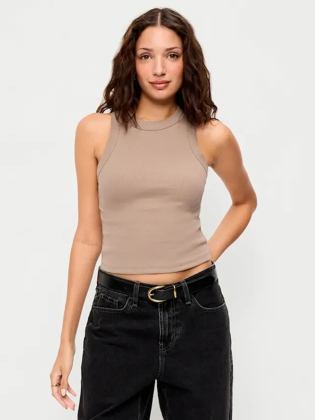 Old Navy Women's Snug Crop Tank Top