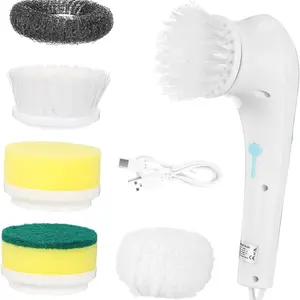 Electric Spin Scrubber, Handheld Wireless Electric Cleaning Brush, Kitchen Dishwashing Brush, Bathroom Sink Tile Electric Cleaning Tool