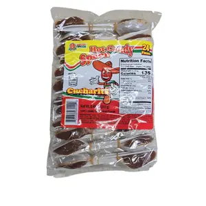 Dulces Tipicos Hot candy Tamarind cover spoon with 24 pieces bag