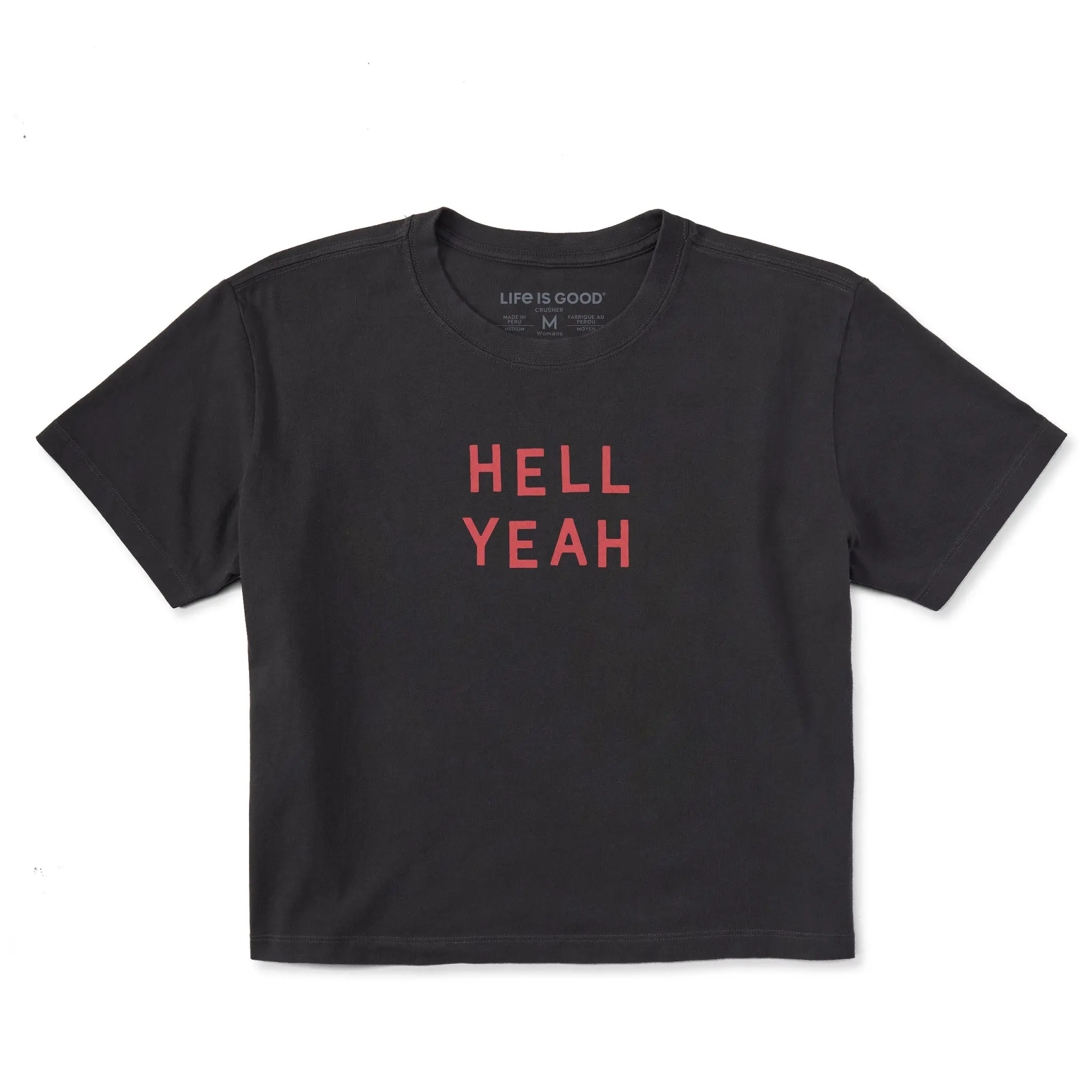 Women's Hell Yeah Short Sleeve Crusher Boxy Tee