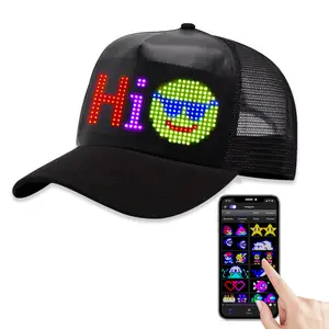 Programmable LED Hat with APP Control – DIY Scrolling Text Cap