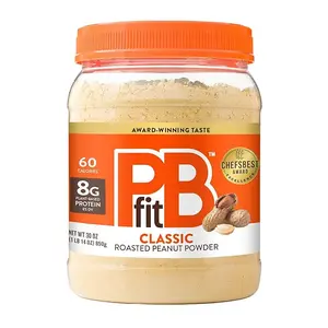 PBfit 30 Ounce Classic Peanut Butter Powder, Powdered Peanut Butter Spread From Real Roasted Peanuts, 8g of Protein 8% DV, Gluten-Free, 60 calories, 87% less fat (Pack of 1)