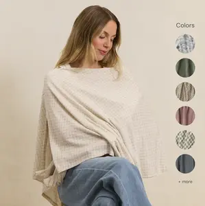 Solly Baby Nursing Cover – Breathable, Lightweight Breastfeeding Cover Up – Universal Fit – Postpartum Essential