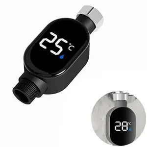 Smart Temperature Bathtub Thermometer with Digital Display, Easy Reading, Measures 0-99 °C for Home Bathroom and Kitchen Use, Accurate Water Temperature Monitor