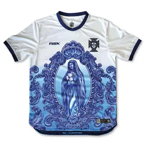 Portugal Azulejo Jersey 2026 – Portuguese Tile Pattern Football Shirt – Blue White Azulejos Design Soccer Kit – Cultural Streetwear Fan Edition