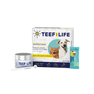 TEEF for Life - Protektin42K - Kit: Prebiotic Dental Powder for ALL pets (Sodium-free)