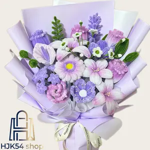 DIY Handmade Flower Set with Tutorial, Creative Art Craft Flowers, Exquisite Handicraft Gifts for Boyfriend and Girlfriend, Ideal Present for Birthday, Anniversary and Daily Surprise
