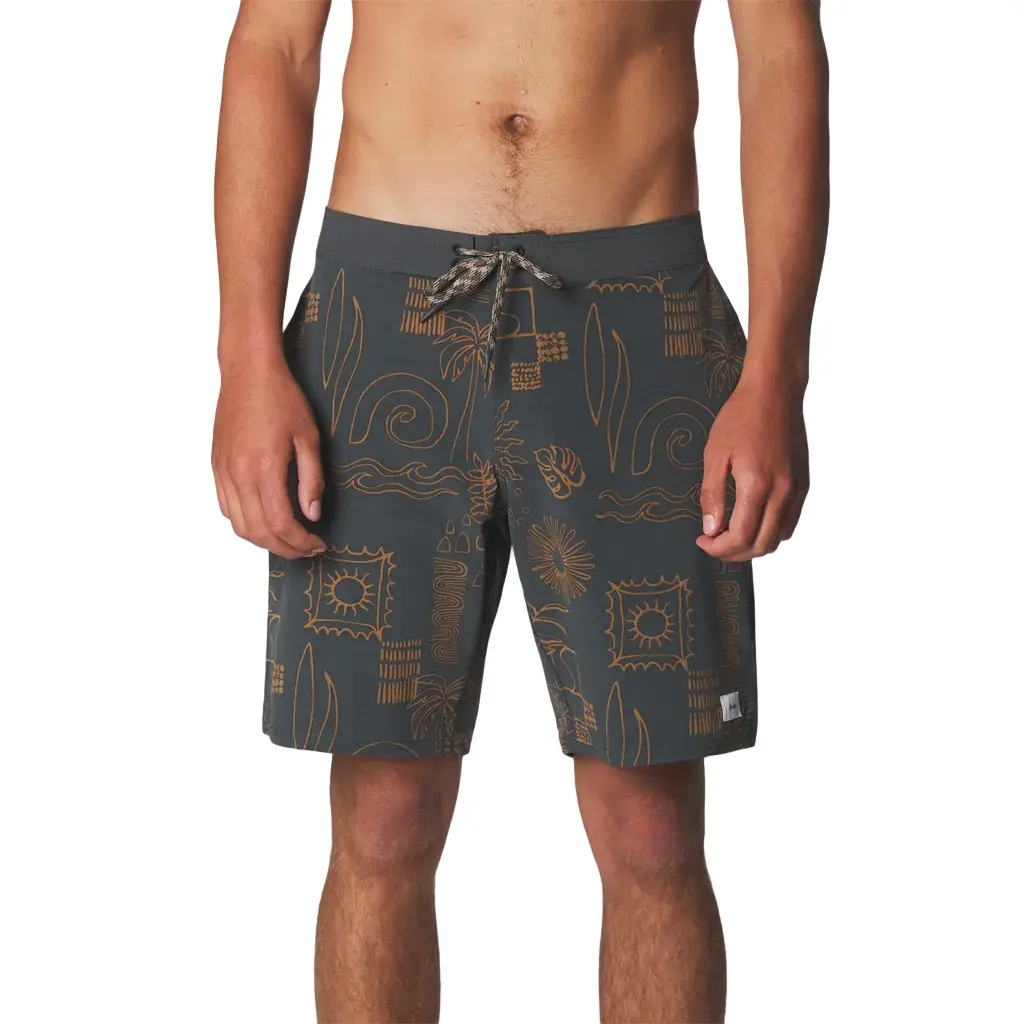 Katin OTG Habitat Surf Trunk - Black Wash