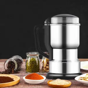 Multifunctional electric grinder 400W high-power coffee grinding tool, multifunctional food-grade fast-grinding electric coffee and grain grinder