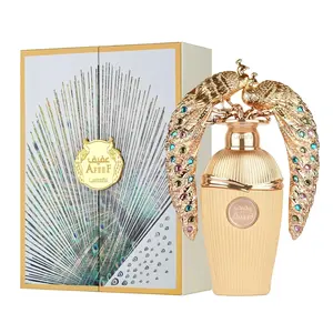 Lattafa Afeef Unisex Eau de Parfum Spray 3.4 Ounce 100 Ml Arabian Fragrance Aromatic Woody Scent with Bergamot & Sandalwood Notes Amber Vanilla Long Lasting Perfumes