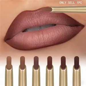 1PC Matte Smooth Lip Liner Pencil - A Precise Lipliner Pen with a Long-Lasting Waterproof Formula for Accurate Contouring And Color Application， Offers Vibrant Color Payoff, Cosmetic, Makeup Lipliner