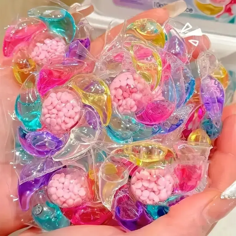 70/100Pcs 6-In-1 Laundry Detergent Pods, Multi-Purpose Cleaning Tablets, Efficient Stain Removal, Gentle on Fabrics, Ideal for Daily Use, Various Laundry Needs, Laundry Detergent Bulk