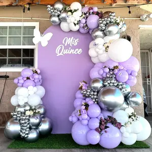 Balloon Arch Kit, 80/98pcs/set Metallic Balloon Garland Arch Kit, Balloon Decoration for Wedding Birthday Graduation Party, Party Decoration Supplies