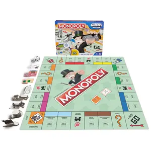 Monopoly Board Game Giant Edition Game for Kids Ages 6+