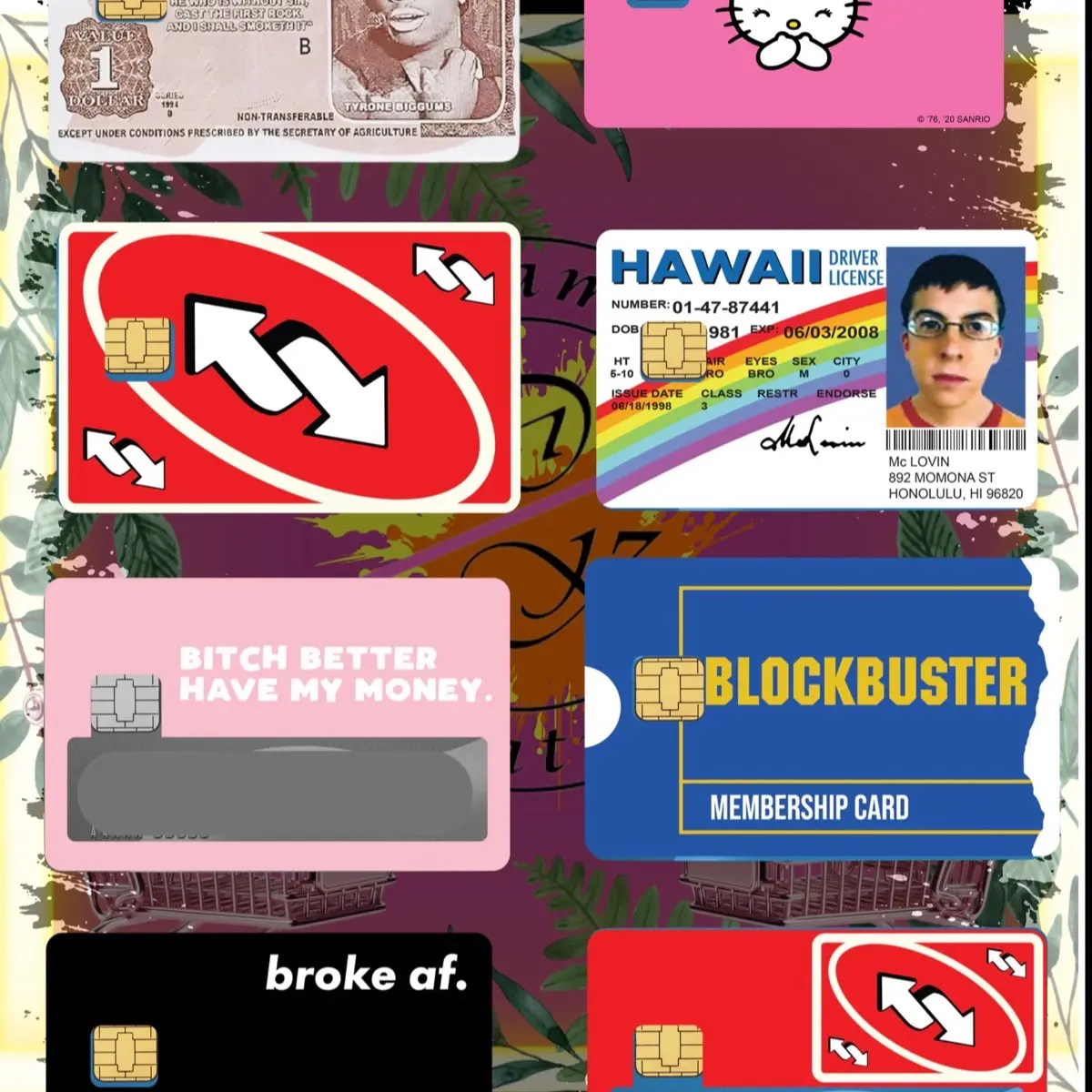Credit Card/Debit Skins