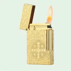 [Classical] Constantine Gold Dupont Lighter 140g Brass Butane Gas gift for him tiktokshopspringglowup
