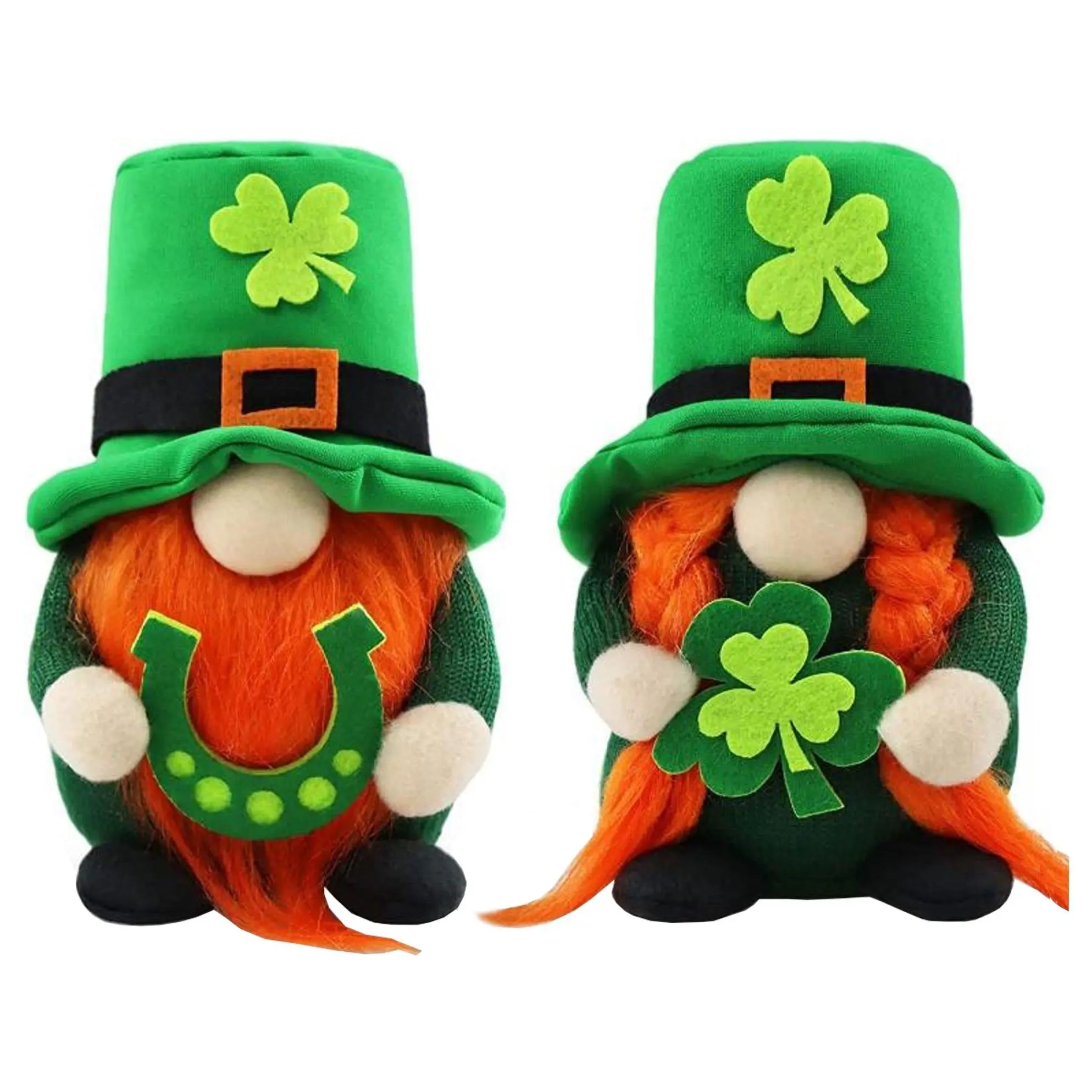 Santa's Workshop, Inc. 14" S/2 Irish Gnomes