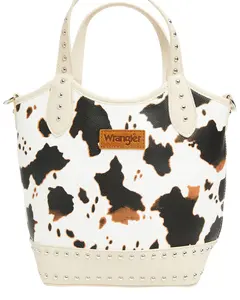 Wrangler Women's X Boot Barn Cow Print Bucket Bag - Shy05-1021Bg
