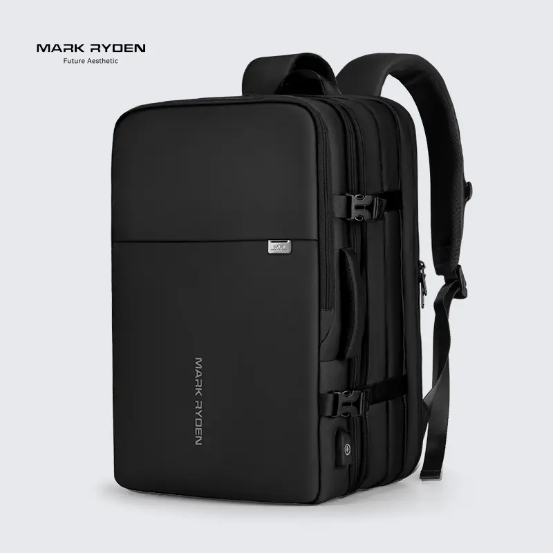 MARK RYDEN Travel Backpack for Men, 40L Airline Approved Carry on Backpack with USB Charging Port, 17.3 Inch Waterproof Business Laptop Backpack computer backpack work  backpack book bag
