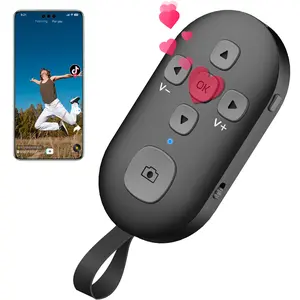 SEANCHEER R1 TikTok Scrolling Remote Control for Phone, Page Turner for Kindle App(Not for All Kindle Devices), Camera Shutter Controller for Photo and Video, Connect via Bluetooth, USB-C Charging