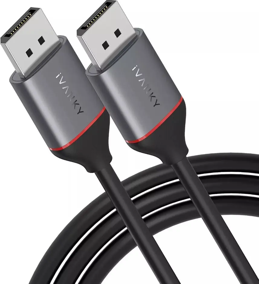 DP Male-to-Male Cable, 4K HD with Locking Latch, DisplayPort to DisplayPort Cable, 6.6 ft / 10 ft