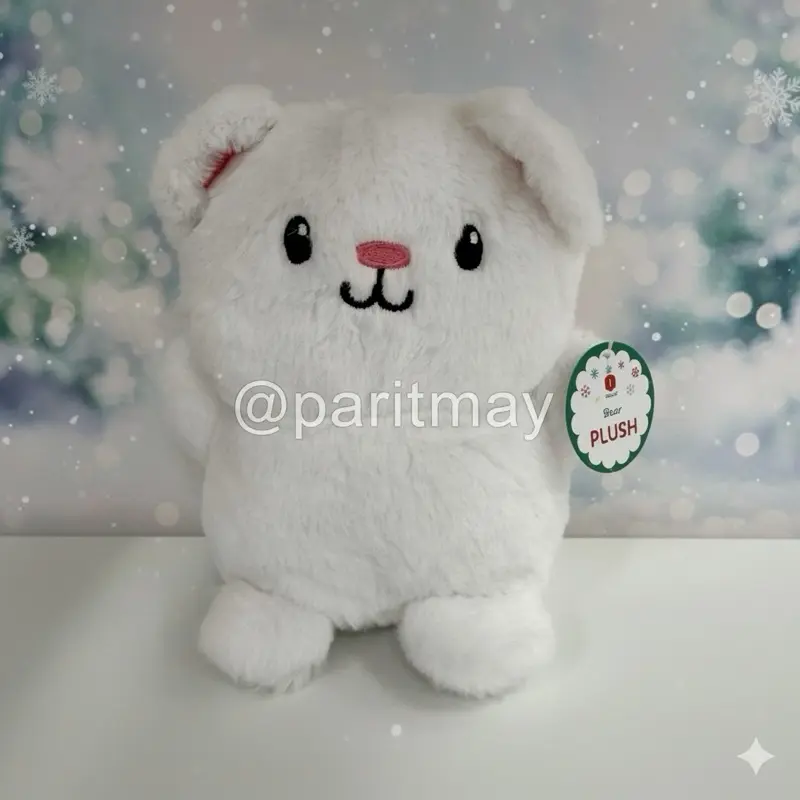 Target Bullseye's Playground Christmas 2025 Polar Bear Plush 9" (NEW WITH TAG)