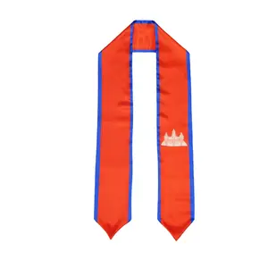 Cambodia Flag Graduation Stole, Sash, Cambodian, Scarf, Gift, Students, High Quality, High School, College, Scarves, Adults, Men and Women, Satin