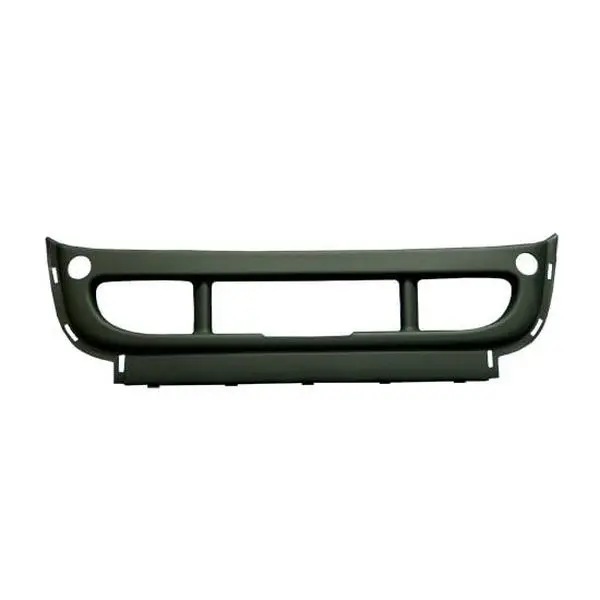 TR566 Black ABS Front Center Bumper Cover for 2008-2017 Freightliner Cascadia Semi Trucks, Durable with Impact Resistance