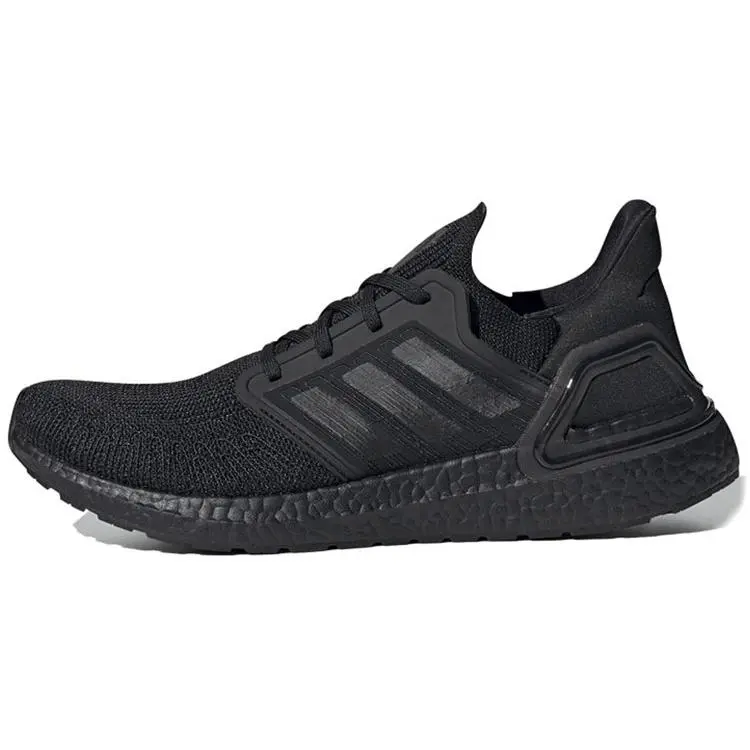 Adidas UltraBoost 20 Triple Black' Versatile Comfort Low Top Running Shoes Unisex EG0691