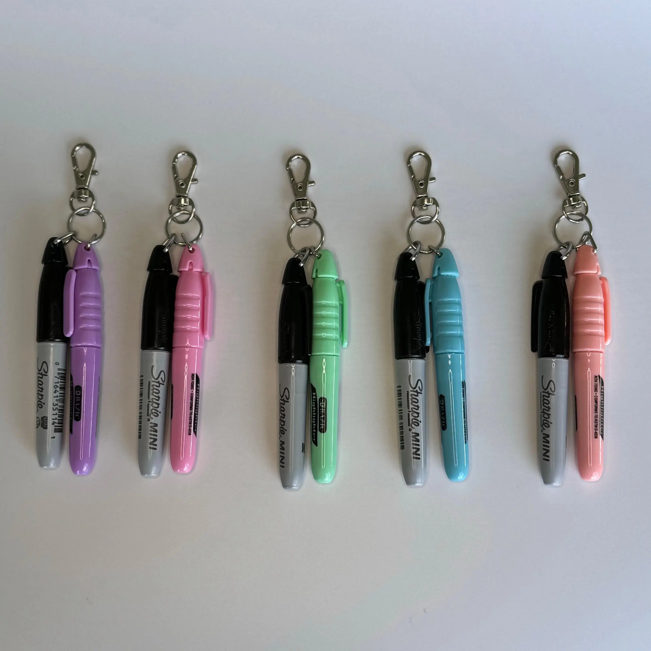 Permanet marker highlighter nursing badge reel accessory er nurse badge reel medical assistant breakaway lanyard pen keychain new nurse gift