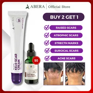 Abera Kelo Scar Cream – Vitamin E & Panthenol Formula for Softening, Hydration, and Barrier Repair – 0.67oz (20g) – Supports Raised, Atrophic, Stretch Marks, Surgical, and Acne Scars - Therapeutic