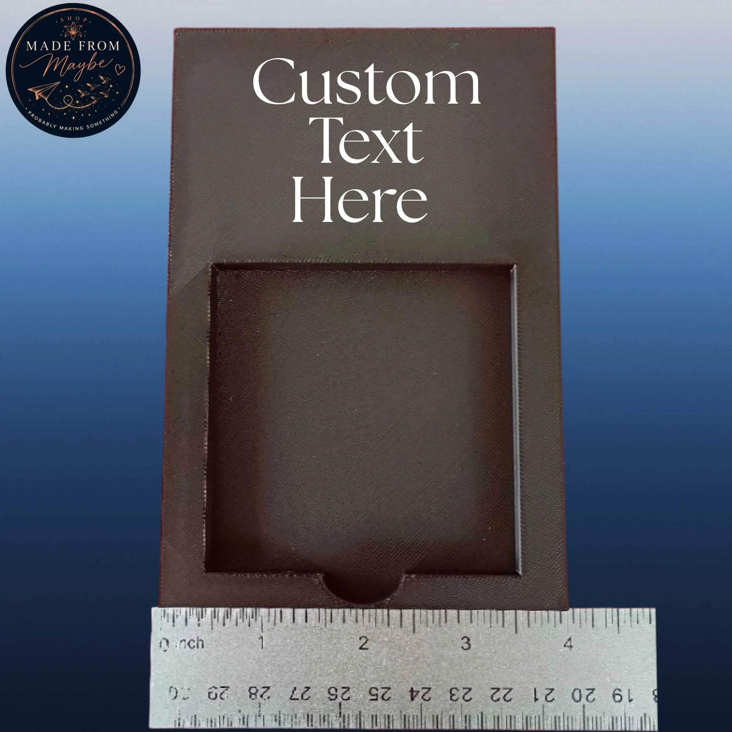 Custom Sticky Note Holder - Personalized Desk Organizer for Office, Teacher, Home Workspace