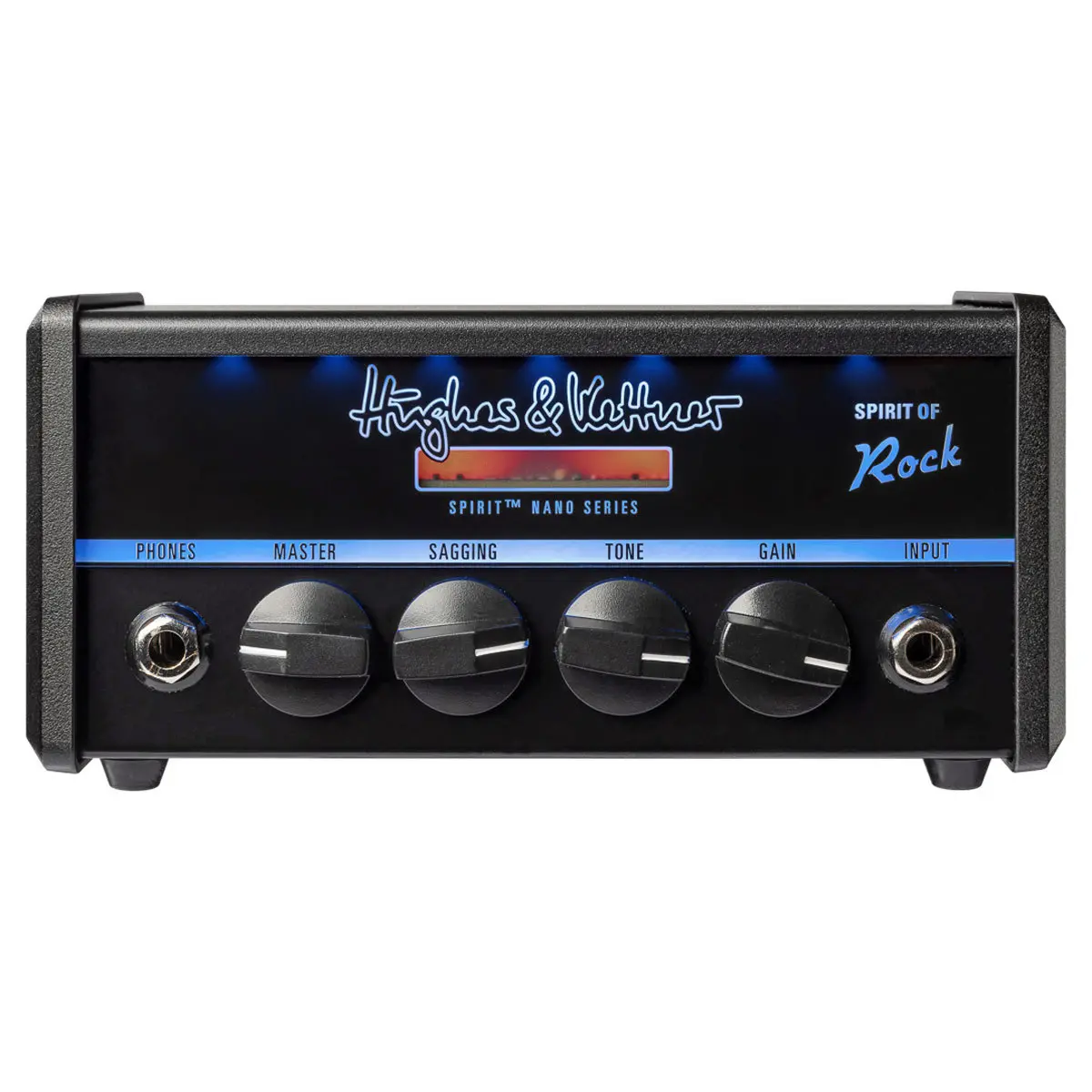 Hughes & Kettner Spirit of Rock Nano 50W Compact Amplifier Head - Musical Instrument Accessory with 50W output, aux in, sag control, watts
