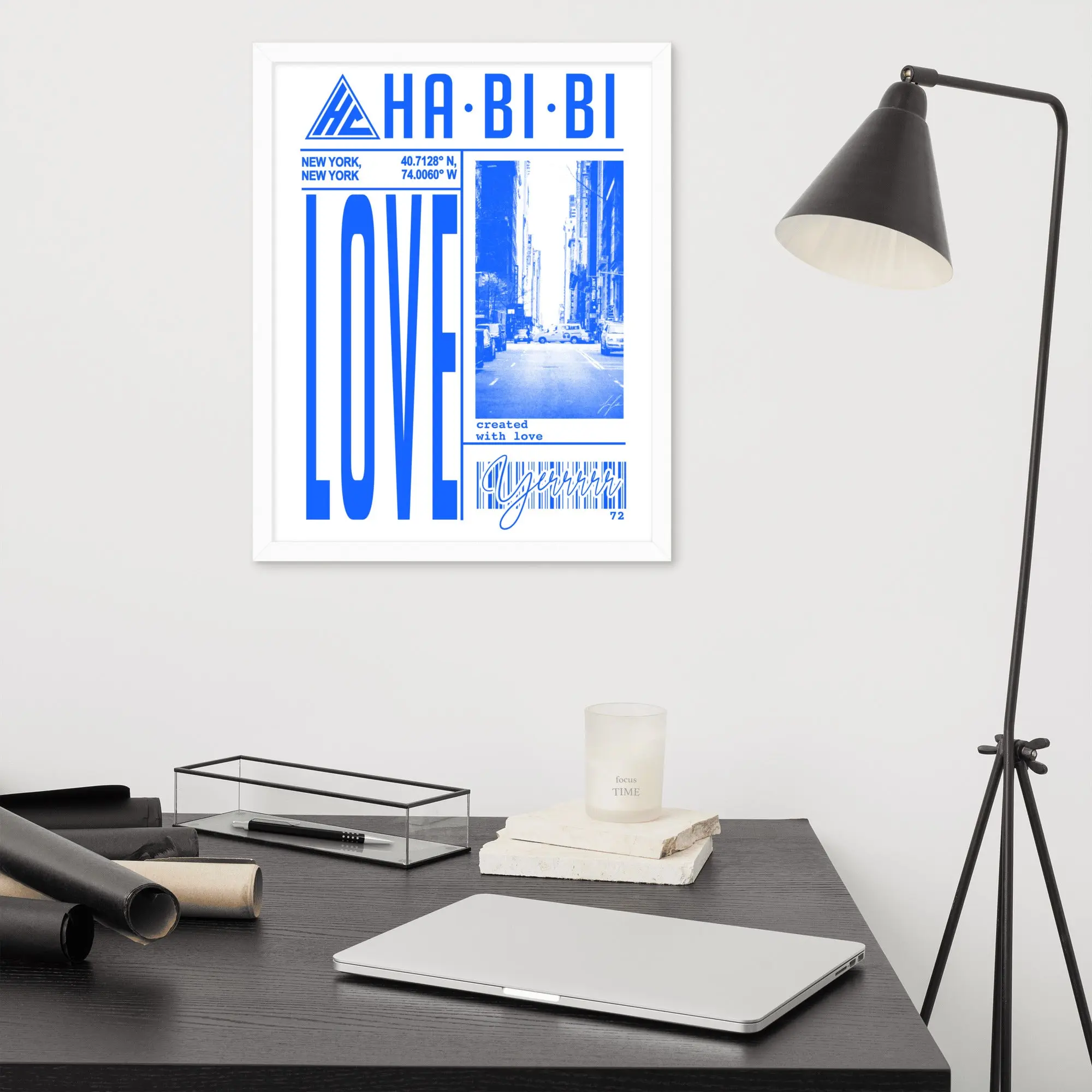 Pookie x Love Framed poster