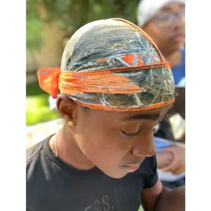 Orange Camo True Timber Durag