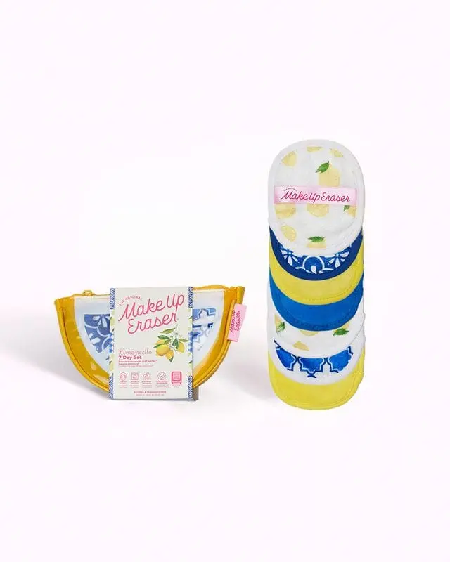 MakeUp Eraser Limoncello 7-Day Set - Erase Makeup with JUST WATER, Reusable & Machine Washable Makeup Remover