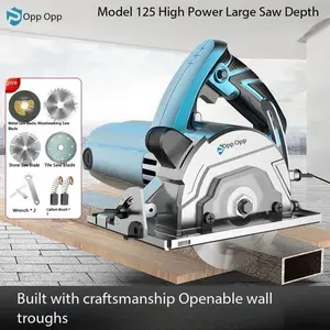 New Cutting Machine Home High Power Multi-Function Portable Tile Stone Woodworking Slotting Industrial Marble Saw Power Tools