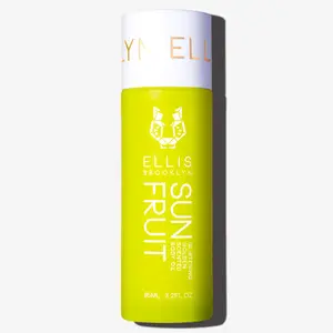 Ellis Brooklyn SUN FRUIT Glistening Golden Scented Body Oil - Floral Scent, Fruity Floral, Hydrating Body Oil with Jojoba Oils, Squalene, Calendula, Rice Bran, Fig, Bergamot, Jasmine, Vanilla, Coconut Skin Care Blend Soothing