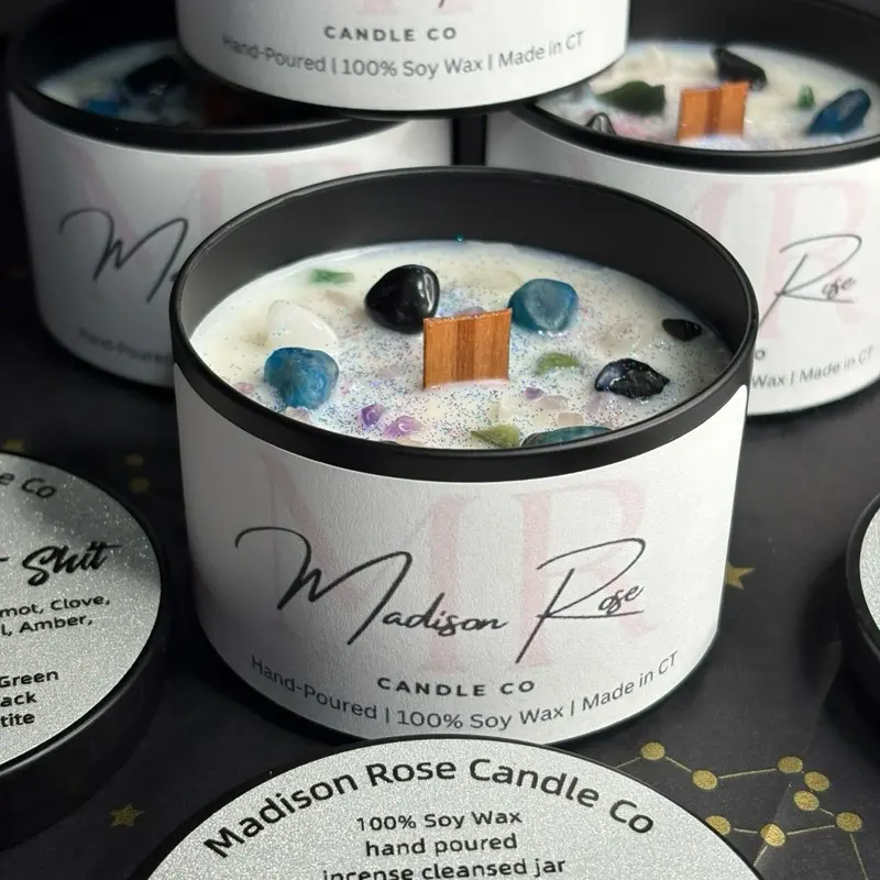 Manifest that Sh*t Candle - Scented like a Mystical Orchard- Hand Poured 100% Soy Wax Jar