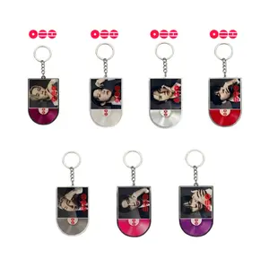 2026 World Tour Acrylic Keychain, Reto Vinyl Music Keyring, Arirang Keychain Gift For Fan, K-pop Charm, Acylic Record Keychain