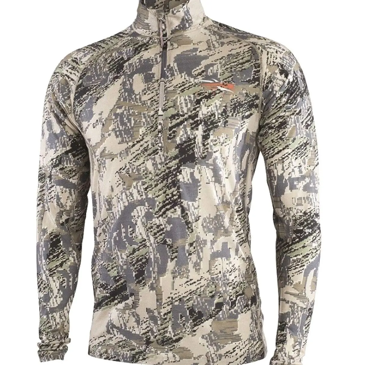 Merino Lightweight half zip Fabric Menswear Long Sleeve