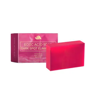KOJIC ACID SOAP,  Vitamin C, Hyaluronic Acid, Collagen, Facial Care Soap,  for Face and Body Soap, Hydrating & Moisturizing Face Cleanser Bar, Gentle Daily Skincare to Brighten, Fade Dark Spots & Improve Skin Texture, Smooth, 3.53oz