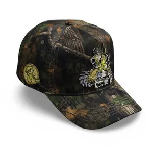 Metal Slug Camo Streetwear Snapback Hat | Double 3D Rubber Patch (Tank & Side) | Mad Monkey Scty.