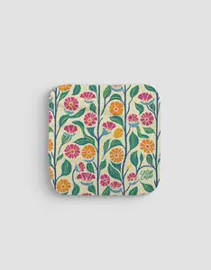 Tall Flowers Dishcloth Set - Double-Sided Print Quick-Dry Kitchen Cleaning Cloth