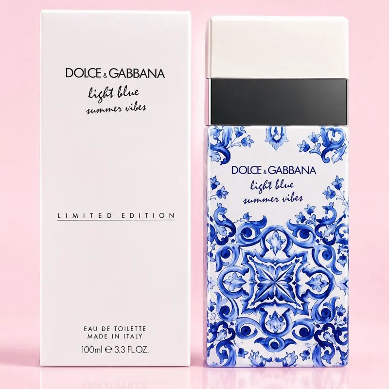 Dolce & Gabbana Light Blue Summer Vibe Eau De Toilette Spray for Women 3.3 Oz - Fragrance