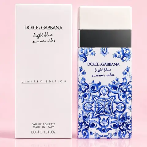 Dolce & Gabbana Light Blue Summer Vibe Women's Eau De Toilette Spray - Fresh Day Fragrance for Adults, 3.3 fl oz (3 to 3.9 fl oz Range), Contains Alcohol, Single Item