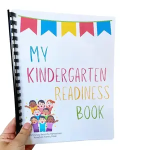 Kindergarten READINESS Book. Letter, number, shapes, colors, names, patterns, emotions and more.
