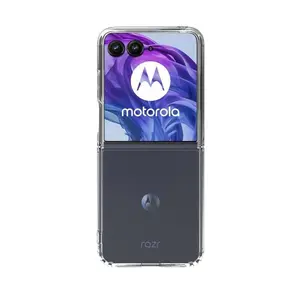 Motorola Razr+ (2026/2025) Clear Case - Anti-Slip Grip, Shock-Absorbing Corners  | Venture Series